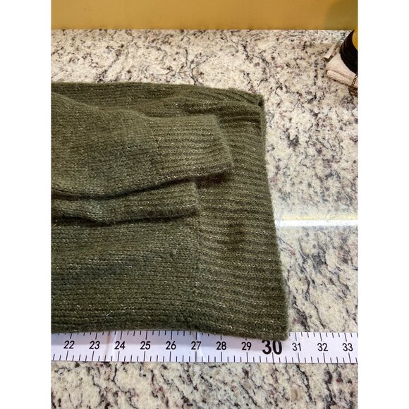 Old Navy Crewneck Sweater XXL Green Knit Heritage Relaxed Cozy Soft Pullover - Picture 8 of 8